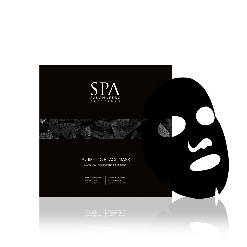 Spa SalonnePro Charcoal black mask